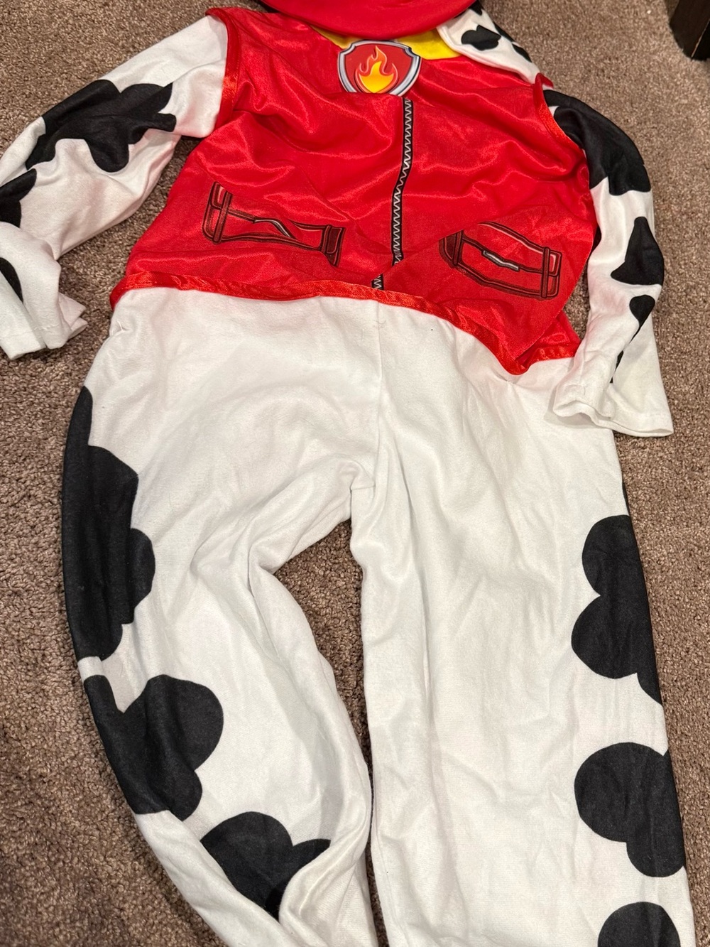 Marshall Red and White Dalmatian Firefighter One-Piece